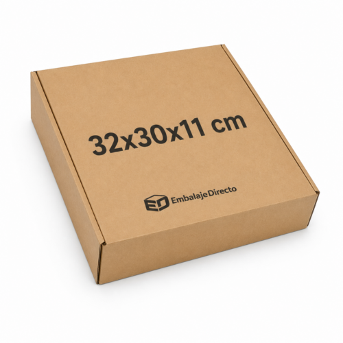 Cajas para envíos de ropa 32x30x11 cm en cartón kraft cajas para envíos de ropa 32x30x11 cm en cartón kraft automontable