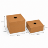 Caja para Flores y Plantas Ajustable en Altura 30x30 cm Caja para flores y plantas ajustable en altura 30x30 cm con opciones de 10 cm y 20 cm