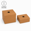 Caja para Flores y Plantas Ajustable en Altura Caja para flores y plantas con altura ajustable y soporte interior de cartón