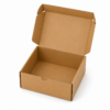 Caja para envíos abierta sin impresión Caja automontable abierta y vacía para ecommerce