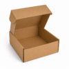 Caja para gorras abierta sin impresión
