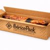 Caja de cartón para jamones canal doble Caja jamoneras de cartón doble para envío de jamones con producto dentro