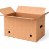Caja para naranjas abierta de cartón doble canal Caja de cartón para naranjas abierta con doble canal resistente para envíos
