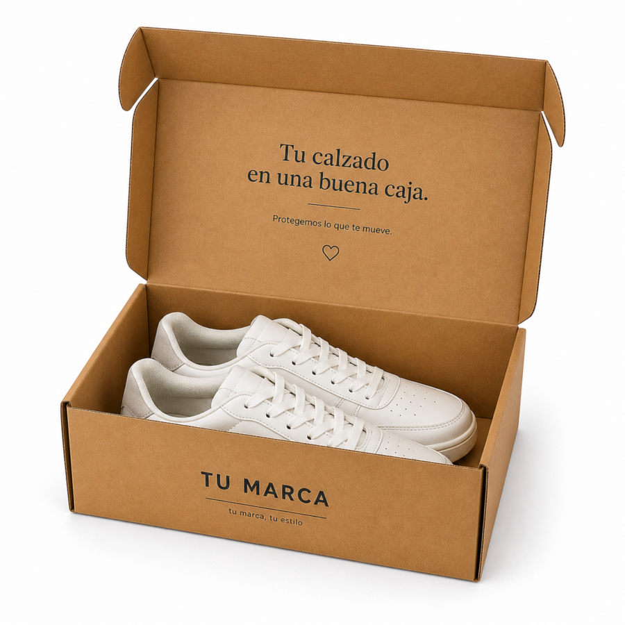 Caja de cartón para zapatos 35x20x13 cm con calzado caja de cartón para zapatos 35x20x13 cm con calzado dentro