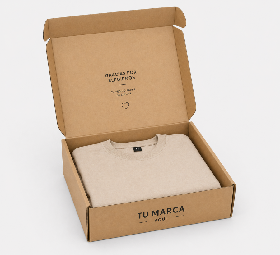 Cajas personalizadas para envíos de ropa 32x30x11 cm cajas-envios-ropa-32x30x11-personalizadas