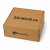 Cajas para Envíos 33x30x15 de Cartón Fuerte Cajas para envíos 33x30x15 cm fabricadas en cartón fuerte canal 3 para ecommerce y transporte