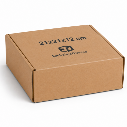 Caja para gorras de cartón 21x21x12 cm para ecommerce Cajas para gorras 21x21x12 cm