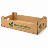 Caja para tomates personalizada con flexografía Huerta Serena Caja para tomates 50x30x11 cm personalizada con impresión flexográfica a un color