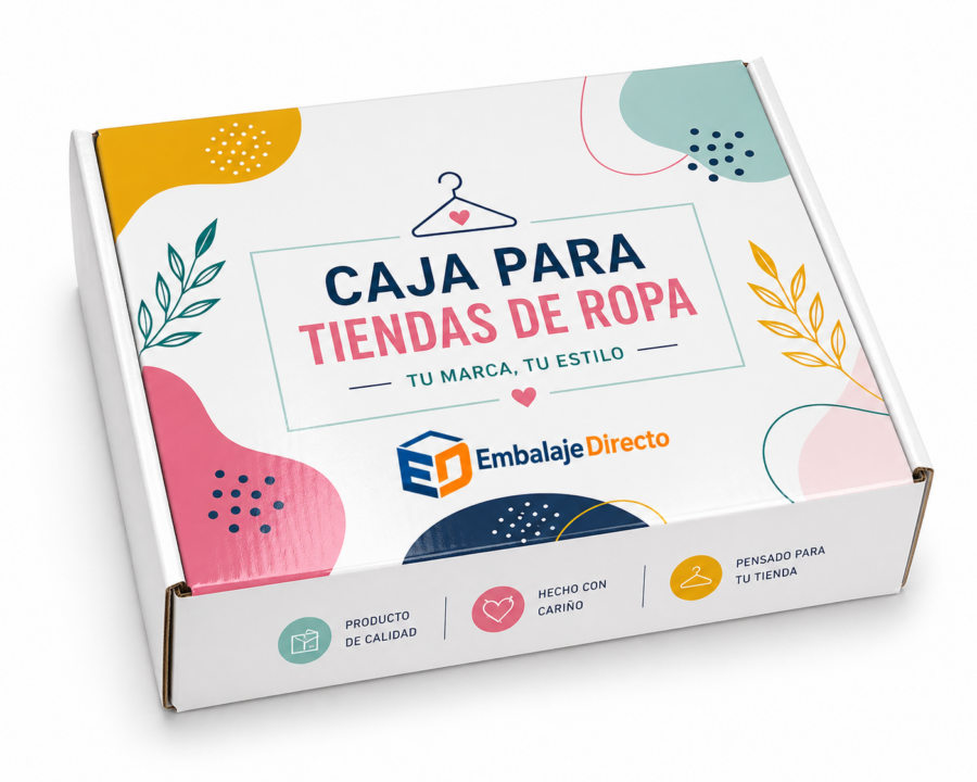 cajas personalizadas para envíos de ropa con impresión offset a todo color para ecommerce