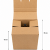 Dimensiones de caja para envío de 6 botellas de vino 26,5x18x35 cm Medidas de caja para 6 botellas de vino 26,5x18x35 cm especial mensajería