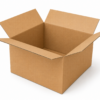 Caja industrial abierta de cartón 80x60x60 cm Caja de cartón 80x60x60 cm abierta y vacía