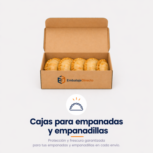 Cajas para empanadas y empanadillas Cajas de cartón para empanadas y empanadillas en packaging kraft