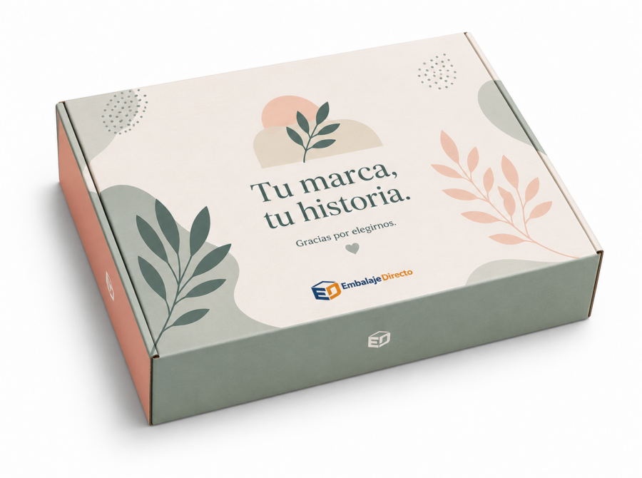Cajas personalizadas impresión digital 39x28,5x10 cm Caja personalizada con impresión digital a todo color 39x28,5x10 cm