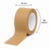 Cinta adhesiva papel kraft 50m x 48mm medidas Cinta adhesiva papel kraft 50m x 48mm con medidas
