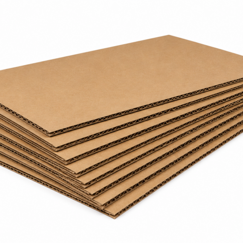 Planchas de cartón ondulado para protección de mercancía Planchas de cartón ondulado resistentes para embalaje y protección
