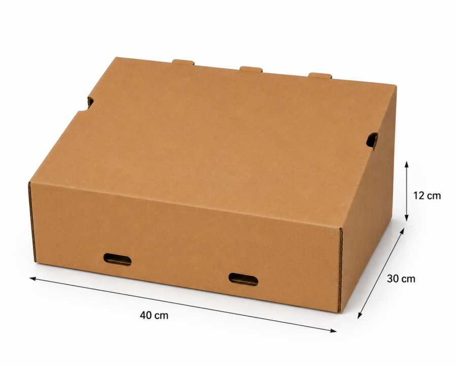 Dimensiones caja para aguacates 40x30x12 cm Medidas caja para aguacates tapa y fondo 40x30x12 cm