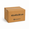 Caja de Cartón 40x40x30 cm | Caja de 4 Solapas Canal Doble | Embalaje Directo Cajas de cartón 40x40x30 B1 de 4 solapas para almacenaje, mudanzas y envíos.
