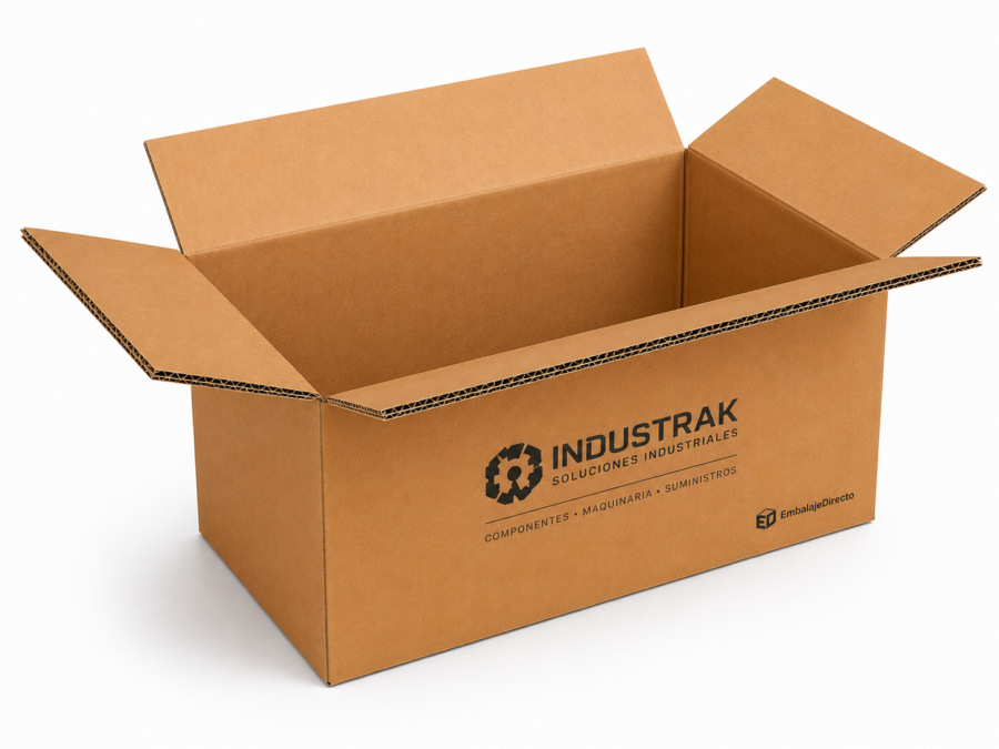 Caja de cartón grande personalizada para industria y logística Caja de cartón grande personalizada 80x40x40 cm