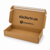 Caja para Devoluciones Ecommerce 63x34x14 cm Caja para devoluciones ecommerce 63x34x14 cm con impresión interior personalizada
