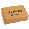 Caja para empanadillas 29x20x7 cm | Embalaje Directo Caja para empanadillas 29x20x7 cm de cartón kraft automontable para take away
