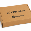 Caja para empanadillas 30x20x5,5 cm | Embalaje Directo Caja para empanadillas 30x20x5,5 cm de cartón kraft personalizada