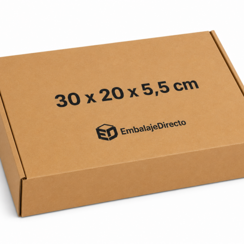 Caja para empanadillas 30x20x5,5 cm | Embalaje Directo Caja para empanadillas 30x20x5,5 cm de cartón kraft personalizada
