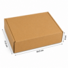 Medidas Caja para Empanadillas 24,5x17,5x6 cm Caja para empanadillas 24,5x17,5x6 cm con medidas exteriores y diseño automontable