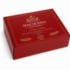 Caja gourmet premium personalizada roja para productos delicatessen 45x35x16 cm Caja gourmet premium roja 45x35x16 cm con impresión personalizada de lujo
