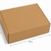 Caja para ibéricos y embutidos 40x34,5x13,5 cm | Embalaje Directo Caja para ibéricos, embutidos y chuletones 40x34,5x13,5 cm de cartón kraft personalizada