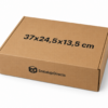 Caja para Bolsos 37x24,5x13,5 cm Caja para bolsos 37x24,5x13,5 cm de cartón kraft con medidas impresas