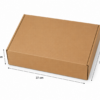 Medidas Caja para Bolsos 37x24,5x13,5 cm Medidas exteriores de caja para bolsos 37x24,5x13,5 cm de cartón kraft