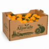 Caja para frutas y verduras 60x40x20 cm con naranjas e impresión personalizada