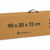 Caja para jamón 90x30x13 cm con asa Caja para jamón 90x30x13 cm con asa y perforaciones de ventilación