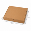 Medidas caja para pizza 27x27x4 cm de cartón kraft Medidas de caja para pizza 27x27x4 cm fabricada en cartón kraft para delivery y comida para llevar