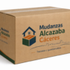 caja de cartón doble 79x59x40 cm personalizada para empresa de mudanzas