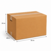 Medidas caja logística B1 50x40x30 cm | Embalaje Directo Medidas de la caja logística B1 de cartón canal doble 50x40x30 cm con dimensiones exteriores