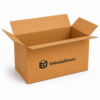 Caja logística B1 60x40x30 cm abierta | Embalaje Directo Caja logística B1 de cartón canal doble 60x40x30 cm abierta para transporte, almacenaje y mudanzas