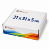 Caja automontable personalizada 31x31x5 con impresión offset digital Caja automontable personalizada 31x31x5 cm con impresión offset digital