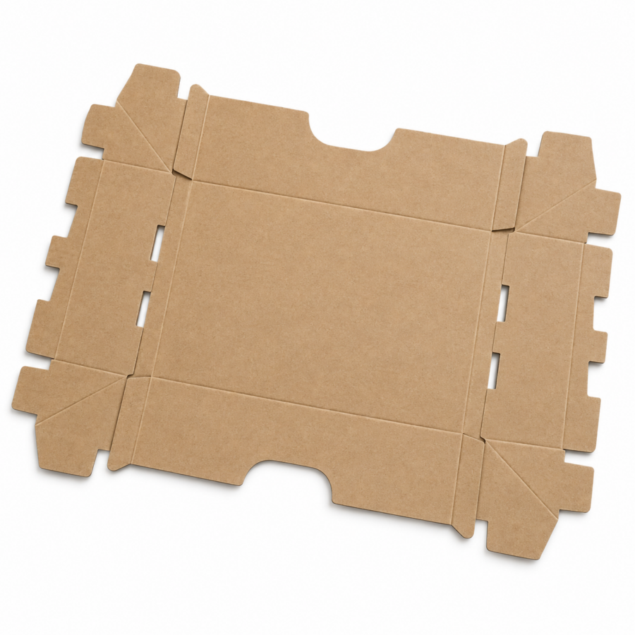 Troquel caja automontable para 2 kg de cerezas Troquel de caja automontable para 2 kg de cerezas