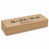 Caja para jamón 79×27,5×15 cm | Embalaje Directo Caja para jamón 79×27,5×15 cm de cartón kraft con medida y logo