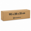Cajas jamoneras 90x28x25 cm con medidas y logo Cajas jamoneras 90x28x25 cm de cartón canal doble con logo Embalaje Directo