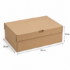 Medidas caja de cartón para zapatos 30×20×12 cm Medidas de cajas de cartón para zapatos 30×20×12 cm en microcanal