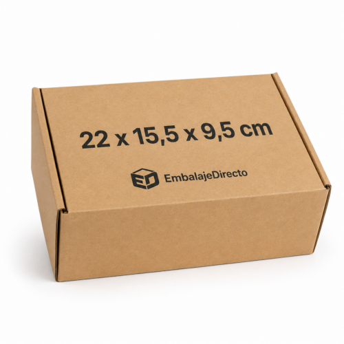 Cajas para cosmética y farmacia 22x15,5x9,5 cm en caja kraft Embalaje Directo