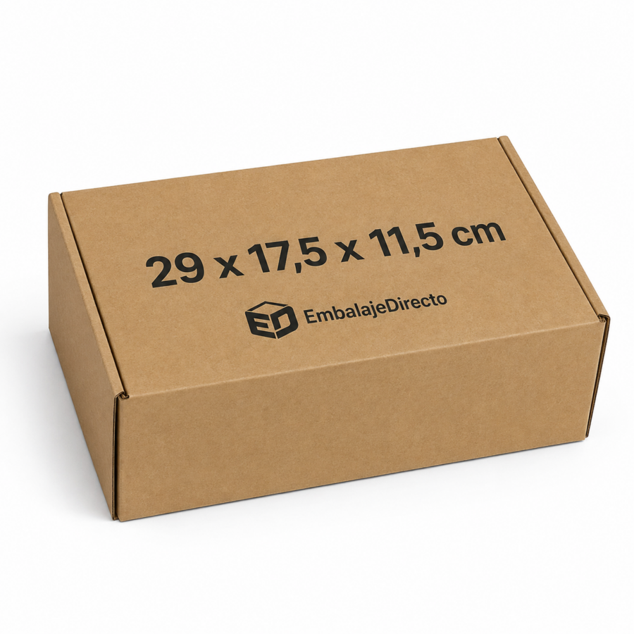Cajas para cosmética y farmacia 29x17,5x11,5 cm kraft Cajas para cosmética y farmacia 29x17,5x11,5 cm en caja kraft Embalaje Directo
