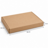 Medidas caja automontable 39 × 28,5 × 5 cm Vista de la caja automontable plana con flechas de medidas 39 cm, 28,5 cm y 5 cm.