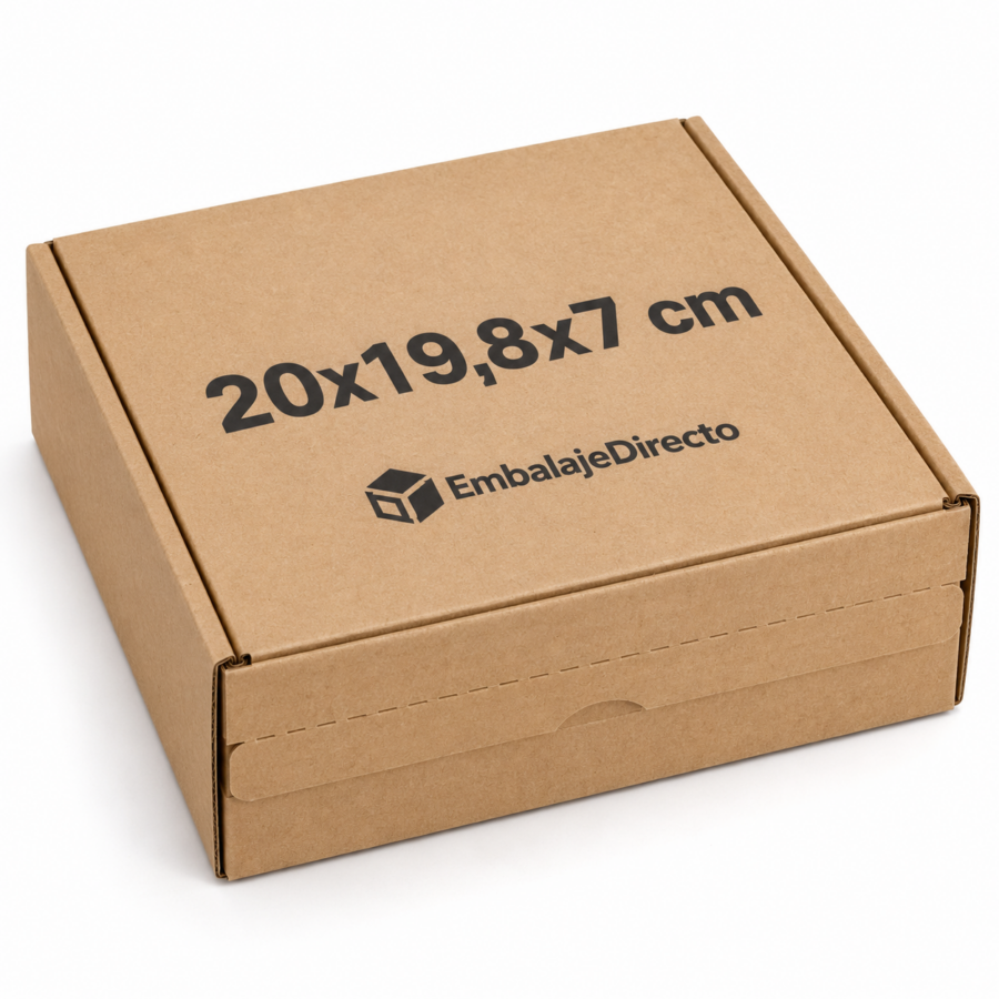Caja para devoluciones ecommerce 20x19,8x7 cm Caja para devoluciones ecommerce 20x19,8x7 cm de ida y vuelta